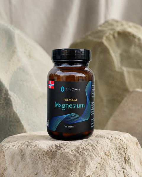 Premium Magnesium 60 kapsler fra Easy Choice.