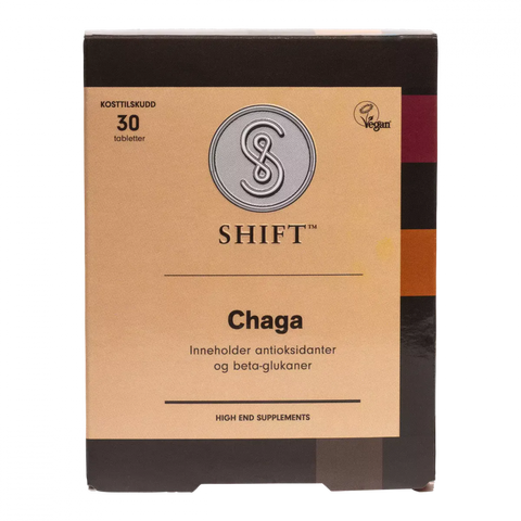 SHIFT chaga 30 tabletter