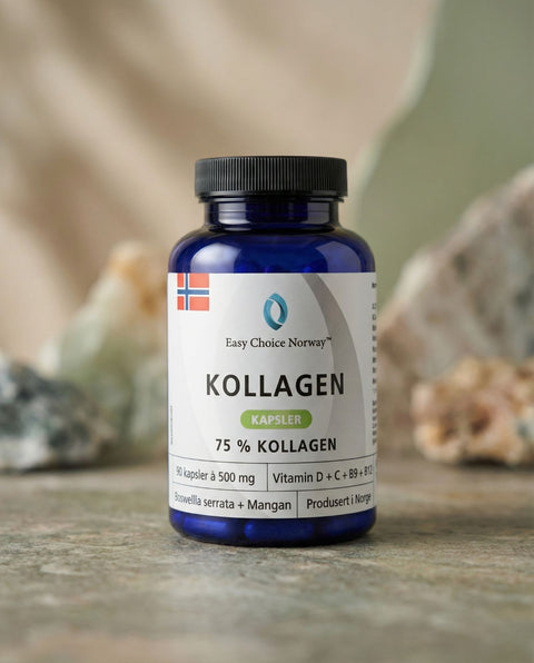 Easychoice 75% Kollagen med vitamin D, C, B9 og B12