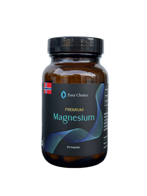 Premium Magnesium 60 kapsler fra Easy Choice
