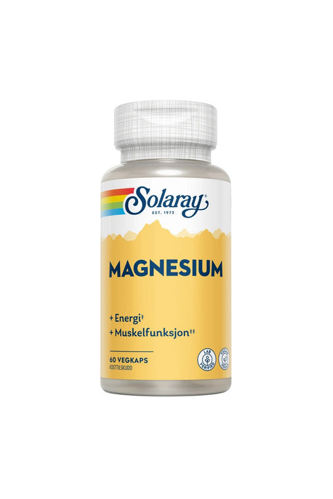Solaray Magnesium 200mg 60 kapsler