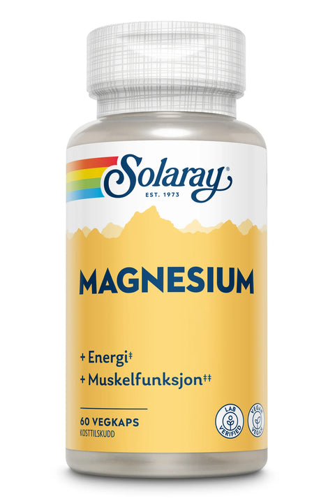 Solaray Magnesium 200mg 60 kapsler