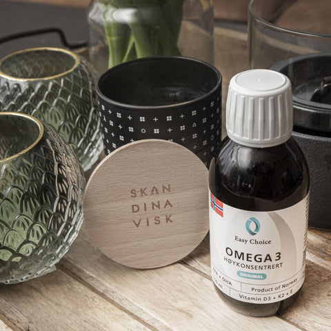 Omega-3 Høykonsentrert  D3+K2+E - Easy Choice