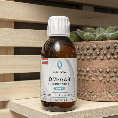 Omega-3 Høykonsentrert  D3+K2+E - Easy Choice